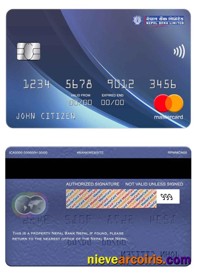 Nepal Bank Nepal mastercard